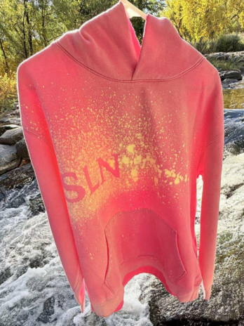 SLN Pink Bleached Hoodie Collection